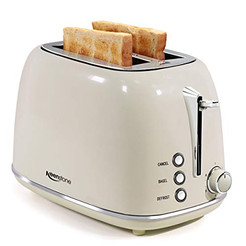 Keenstone WT-330 Toasters Slice Retro Stainless Steel Toasters