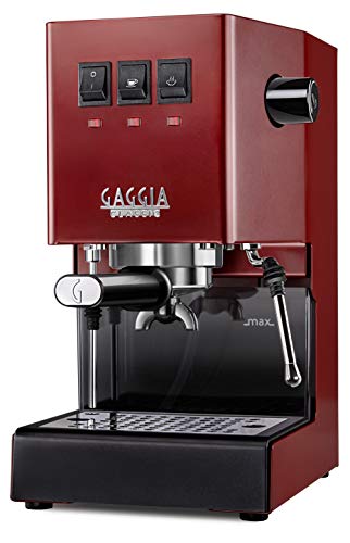 Gaggia Classic Pro Espresso Machine In Cherry Red