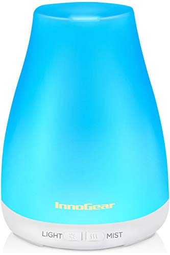 InnoGear Essential Oil Diffuser, Upgraded Diffusers for Essential Oils Aromatherapy Diffuser Cool Mist Humidifier with 7