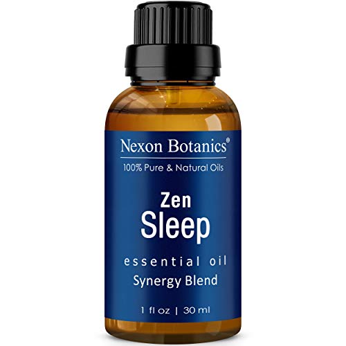 Nexon Botanics Zen Sleep Essential Oil Blend 30ml - USA Based - Relaxing, Calming Essential Oils for Sleeping - Good Night Sleep Essential