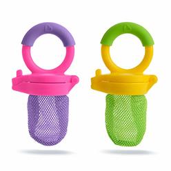 Munchkin® Fresh Food Feeder, Coral/Purple, 2 count (Pack of 1)
