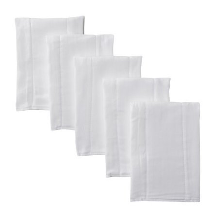 Gerber 10-Pack Cloth Diaper Prefold Premium 6-ply with Absorbent Padding