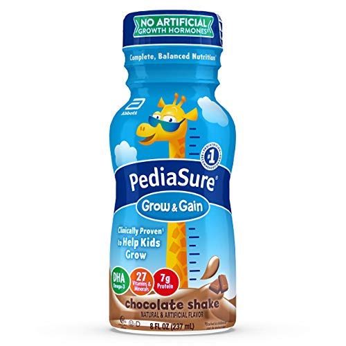 Pediasure Grow & Gain with Immune Support, Kids Protein Shake, 27 Vitamins and Minerals, 7g Protein, Helps Kids Catch Up On Grow