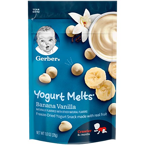 Gerber Yogurt Melts, Banana Vanilla, 1 Ounce (Pack of 7)