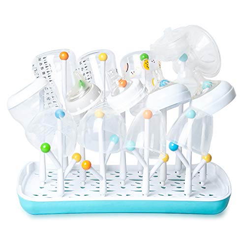 Termichy Baby Bottle Drying Rack with Drainer, Termichy Countertop Bottle Holder for Baby and Toddler