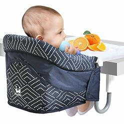 MTWML Hook On Chair, Fast Table Chair with Five-Point Seat Belt, Clip on Table High Chair with Dinging Tray Plus, Maximum Load