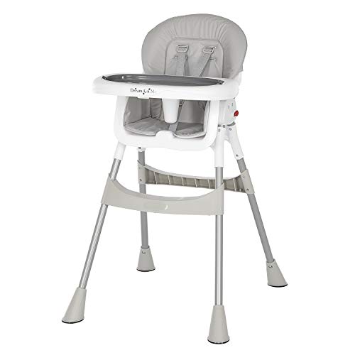 Dream On Me Portable 2-in-1 Tabletalk High Chair |Convertible |Compact High Chair |Light Weight Portable Highchair