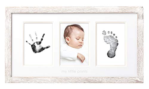 Pearhead My First Year Photo Moments Baby Keepsake Frame, Gift For Mom To Be or Expecting Parents