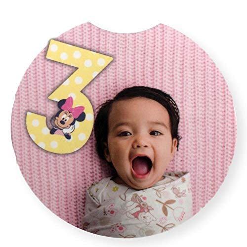 Disney Baby Milestone Month Girls Minnie Mouse Jumbo Newborn to 12 Months First Year Number Set for Taking Pictures Facebook