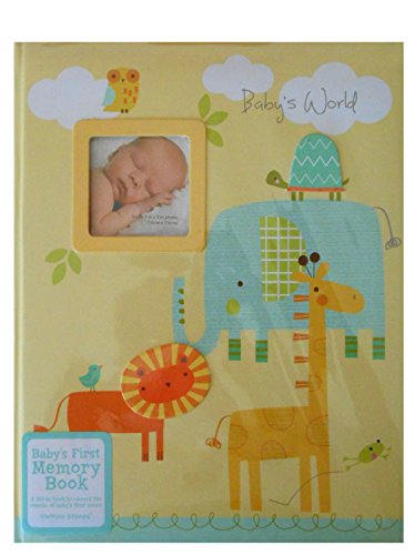 C.R. Gibson Stepping Stones "Baby's World" Baby's First Memory Book - Animals