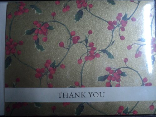 Hallmark Stationery: Pack of 10, Trailing Vines: Thank-You note cards and white envelope
