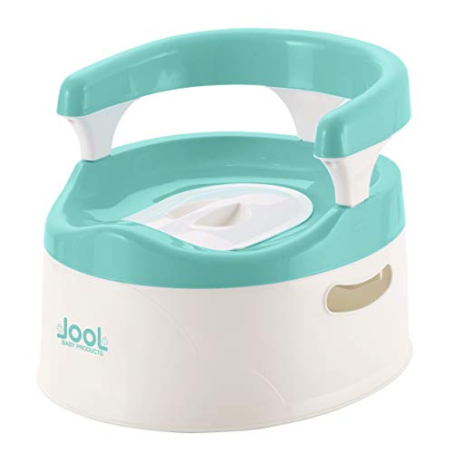 Jool Baby Products Child Potty Training Chair for Boys and Girls, Handles & Splash Guard - Comfortable Seat for Toddler - Jool Baby (Aqua)