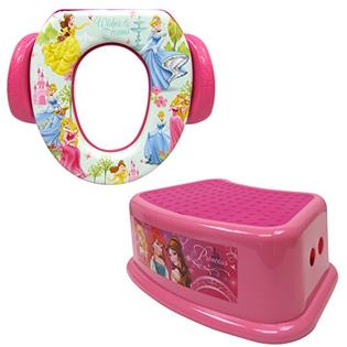 Princess Stool Disney Princess Potty Training Combo Kit - Contour Step Stool & Soft ...