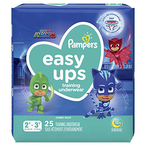 Pampers Easy Ups, Boys Training Underwear, Size 4, 25 Count