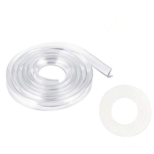 Corner Bumper Protectors (2-Pack) – Soft, Wavy Design For Table & Furniture Edge Safety