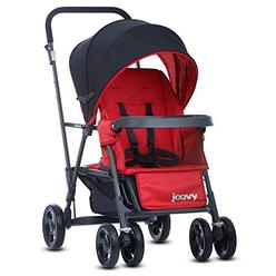 Joovy Caboose Graphite Stroller, Stand on Tandem, Sit and Stand, Red
