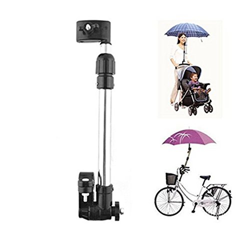 mkki Adjustable Baby Stroller Umbrella Holder Plastic Stroller Pram Umbrella Stretch Stand Holder Baby Stroller Accessories