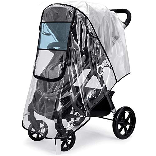 WNATN Stroller Rain Cover,Universal Stroller Accessory,Waterproof, Windproof Protection,Protect from Dust Snow,Baby Travel Weather