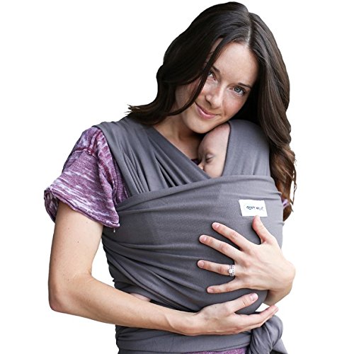 Sleepy Wrap Baby Wrap Ergo Carrier Sling by Sleepy Wrap - Dark Grey - for Babies from Birth to 35 lbs or About 18 Monthsâ€¦
