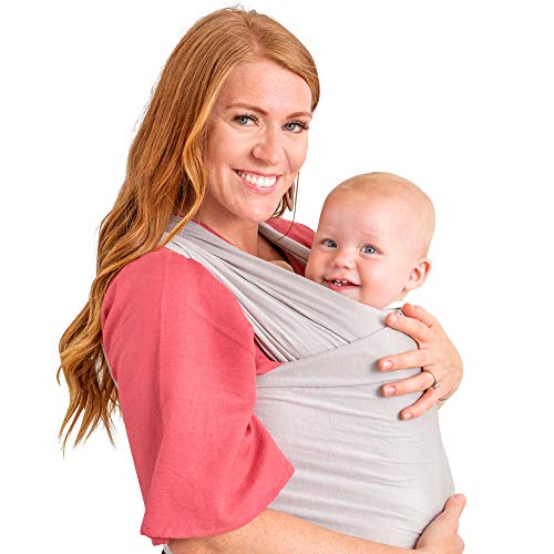 WeeSprout Baby Wrap Carrier - Perfect Baby Carrier Wrap Sling for Newborn and Infant - Enhances Baby Bonding - Soft and