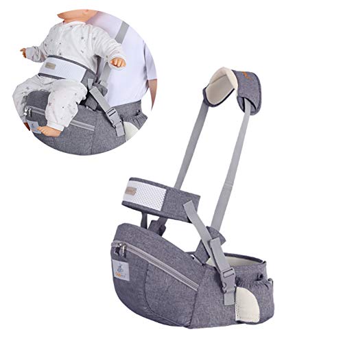 Honch Baby Hip Seat Carrier Baby Waist Stool for Child Infant Toddler with Adjustable Strap Buckle Pocket Soft Inner Huge Storage