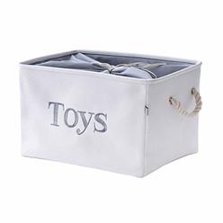 INough Toy Storage for Kids Toy Box Lightweight collapsible Toy Storage Organizer Toys Bin with Handle, Storage Baskets for Kids