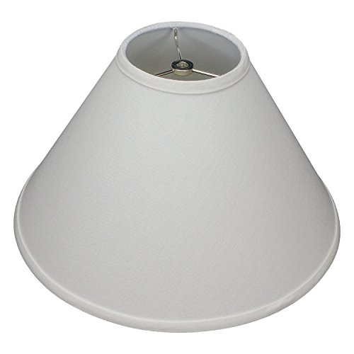 FenchelShades.com Lampshade 5" Top Diameter x 15" Bottom Diameter x 10" Slant Height with Washer (Spider) Attachment for
