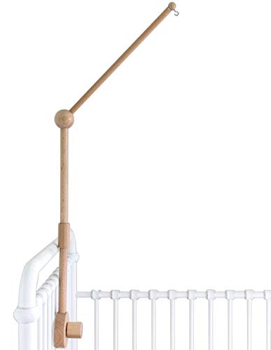 Sorrel + Fern Sorrel and Fern Wooden Baby Crib Arm for Mobile 31 inch Holder Arm Bracket and Nut