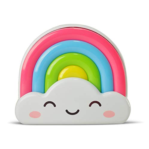 AMEZIN 0.5w Rainbow Kids LED Night Light Plug in Dusk to Dawn Sensor Nursery Nightlight for Children Girls Boys Toddler Gift