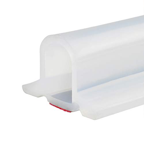 Duzzy 96 Inch Collapsible Shower Threshold Water Dam, Ldeal for