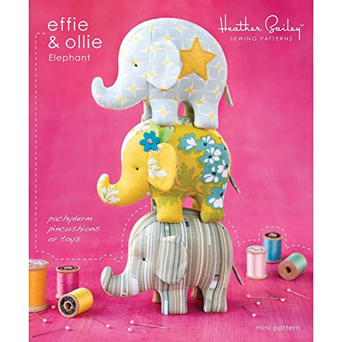 Heather Bailey LLC Effie & Ollie Mini Elephant Pattern Heather Bailey Patterns HBA-MP004