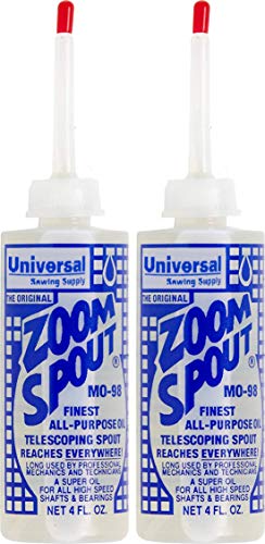 Universal Studios Universal Sewing Machine Oil in Zoom Spout Oiler â€“ Lily  White Oil (Stainless) for Sewing Machines, Textile Machinery and