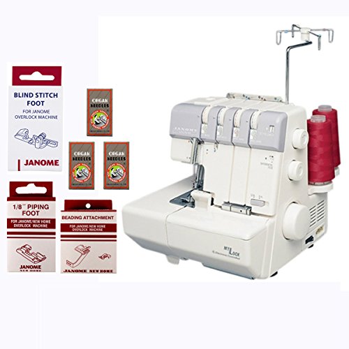 Janome MyLock 634D Mechanical Sewing Machine w/4 Piece Customer Appreciation Bonus