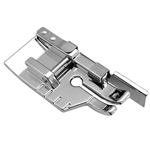 YEQIN 1/4'' Quilting Patchwork Sewing Machine Presser Foot with Edge Guide - Fits All Low Shank Snap-On Singer, Brother,