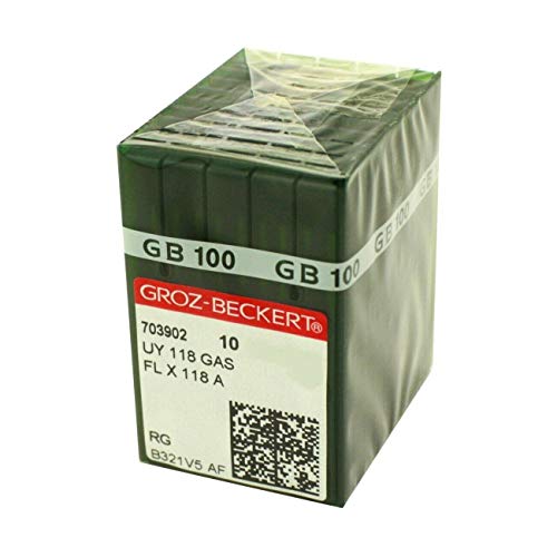 GROZ-BECKERT 100 Groz-Beckert UY118GAS FLX118A Flat Seamer Sewing Machine Needles-65/9