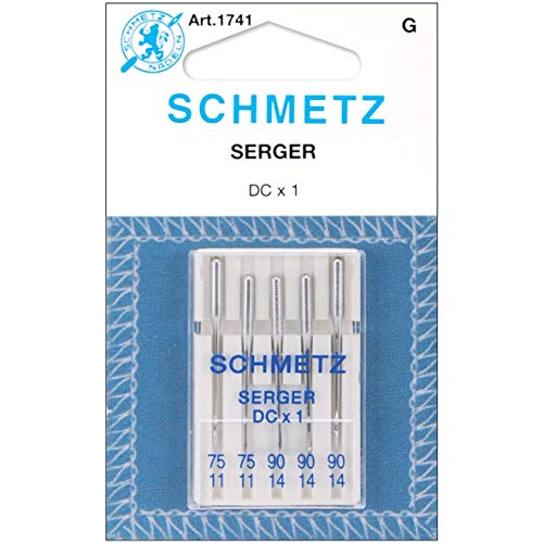 Schmetz Overlock Machine Needles - 11/75 & 14/90
