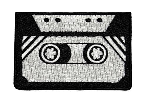 Retro Tape Cassette Retro DIY Applique Embroidered Sew Iron on Patch TCS-01