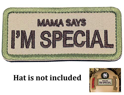 Ehope Mama Says I'm Special Patch Tactical Morale Military Patches Funny Embroidered Fastener Hook and Loop Patches 3.54" x