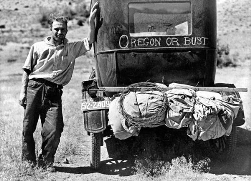 American Picture Gallery OREGON OR BUST 1930s PHOTO