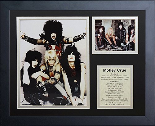 Legends Never Die Motley Crue Framed Photo Collage, 11 by 14-Inch