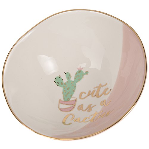 Slant Collections Cute As A Cactus Trinket Bowl