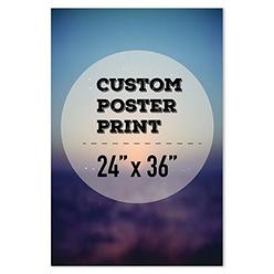 wall26 Custom Poster Print - Create Your Own Movie Poster - Personalized Gloss Paper Poster (24x36)