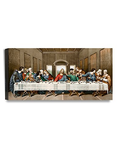 DECORARTS The Last Supper, Leonardo Da Vinci Classic Reproductions, Giclee Canvas Prints Wall Art for Home DÃ©cor, 24" L