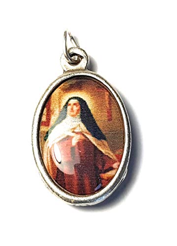 Large Relic Medal 3rd Class 1" Relic Medal of Teresa de Avila Saint Teresa of Jesus Patron of Ill People, Headache, Loss of Parents; People in