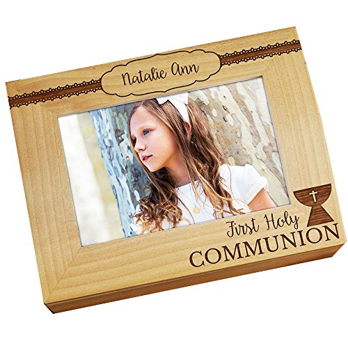 GiftsForYouNow Engraved First Communion Personalized Keepsake Box