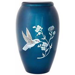 UrnsDirect2U Blue Hummingbird Adult Decorative-urns