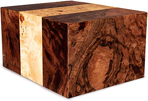 Chateau Urns - Chateau Collection - Adult Cremation Urn - Wooden Memorial Box for Ashes - Large (up to 250 lbs) - Labarde