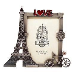 QTMY Metal Eiffel Tower Bike Love Picture Frames Office Desk Ornaments (Eiffel Tower) (Eiffel Tower)