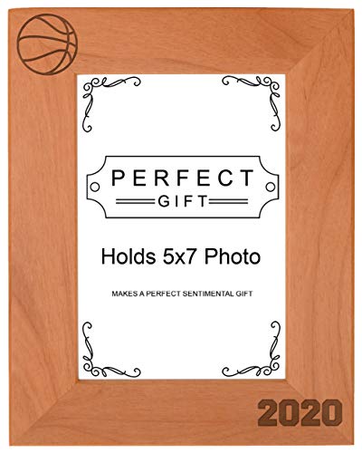 Personalized Gifts 2020 Sports Frame 5x7 Basketball Frame Basketball Photo Frame Wood Engraved 5x7 Portrait Picture Frame