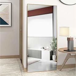 self Full Length Floor Mirror 71"x32" Large Rectangle Wall Mirror Standing Hanging or Leaning Against Wall for Bedroom,